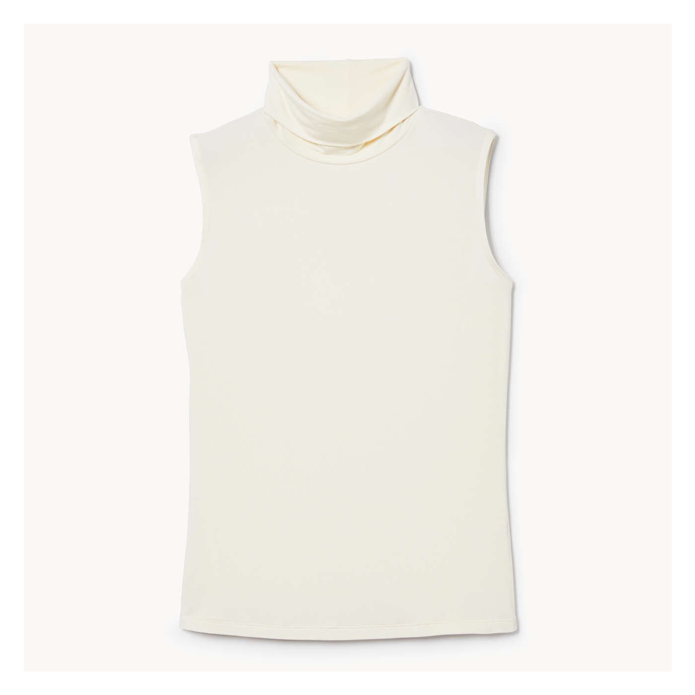 High neck turtleneck sleeveless best sale